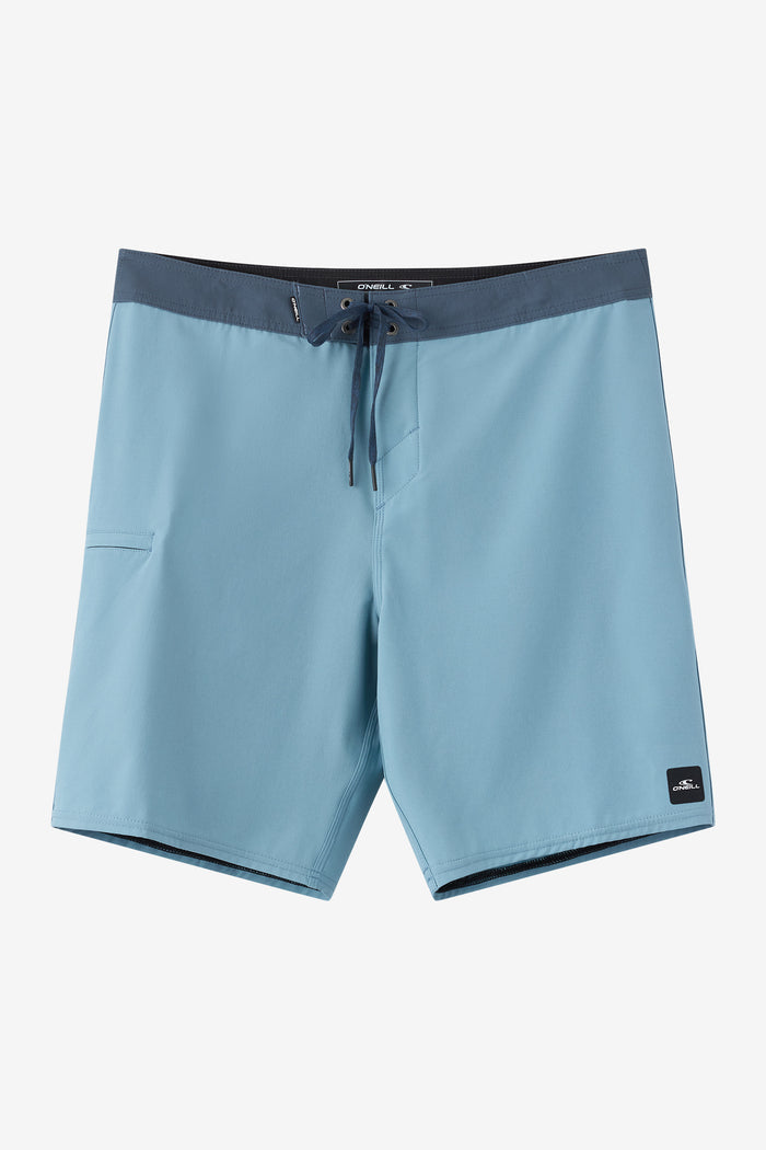 Hyperfreak Heat Solid 19" Boardshorts - Stone Blue | O'Neill