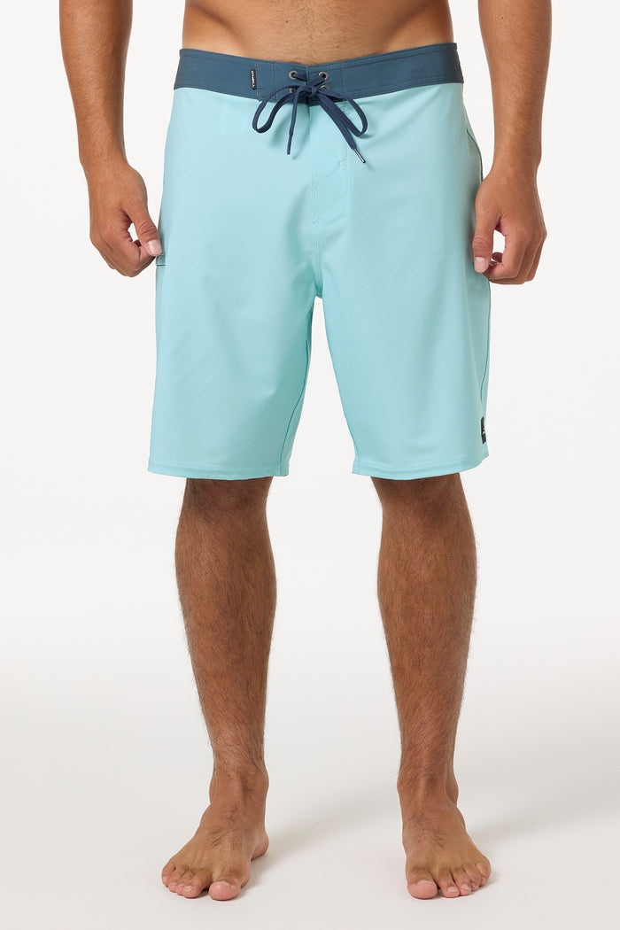 Hyperfreak Heat Solid 19" Boardshorts - Pastel Turquoise | O'Neill