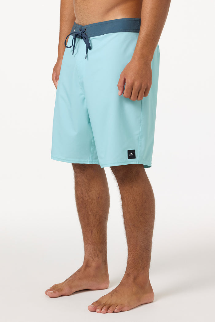 Hyperfreak Heat Solid 19" Boardshorts - Pastel Turquoise | O'Neill