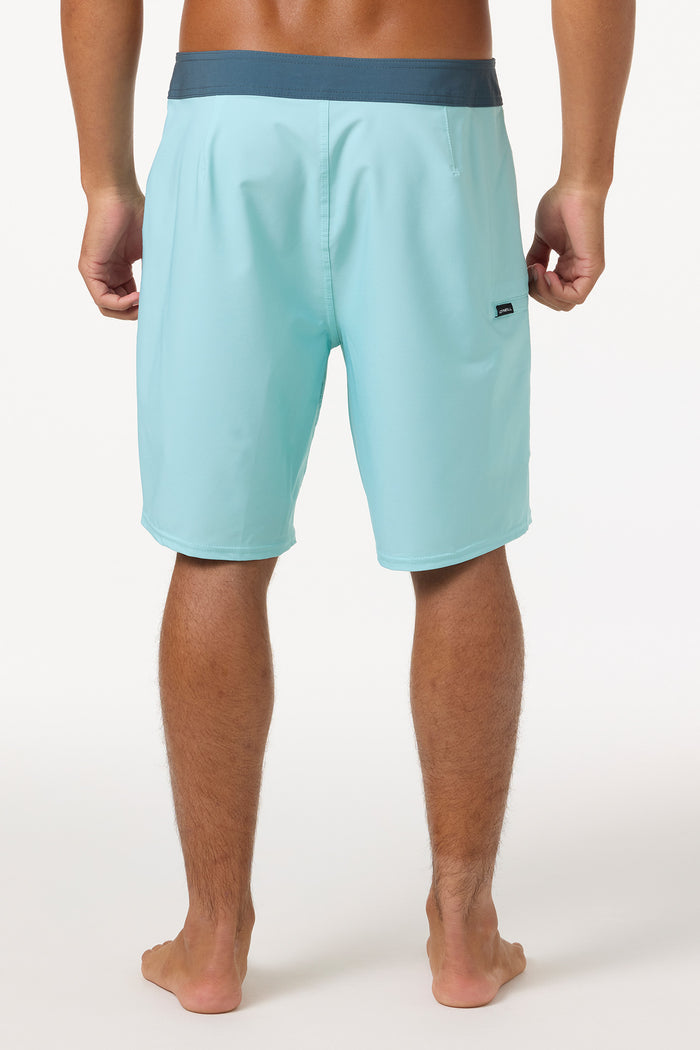 Hyperfreak Heat Solid 19" Boardshorts - Pastel Turquoise | O'Neill