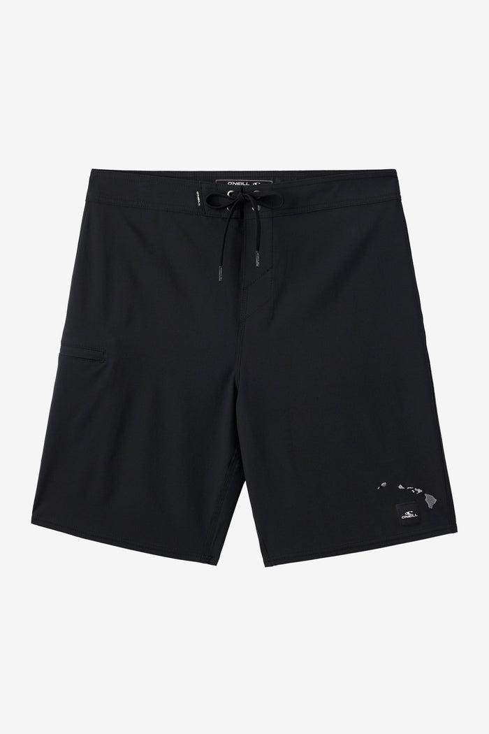 Hyperfreak Heat Solid Hawaii 20" Boardshorts - Black | O'Neill