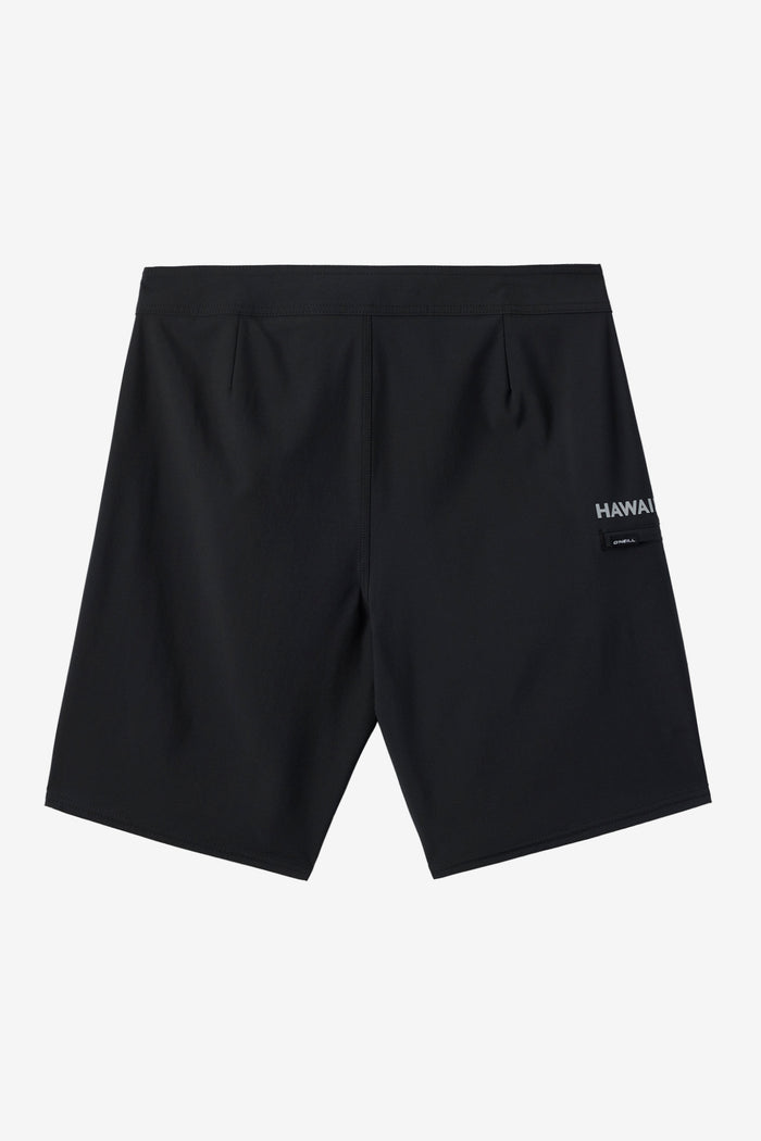 Hyperfreak Heat Solid Hawaii 20" Boardshorts - Black | O'Neill