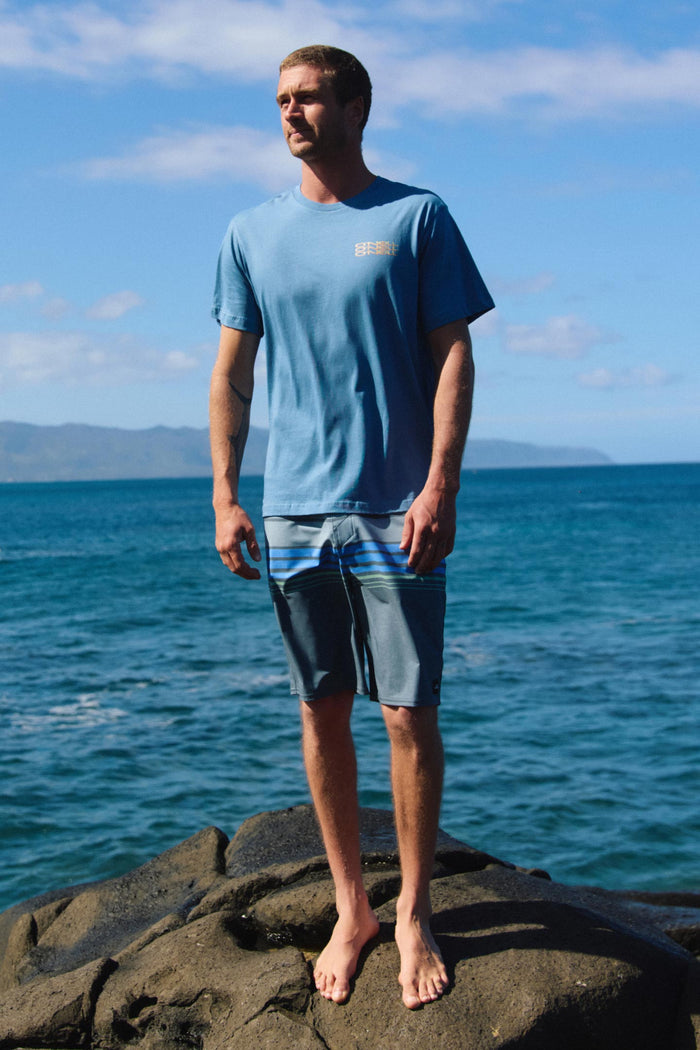 Hyperfreak Heat Stripe 20" Boardshorts - Dark Slate | O'Neill