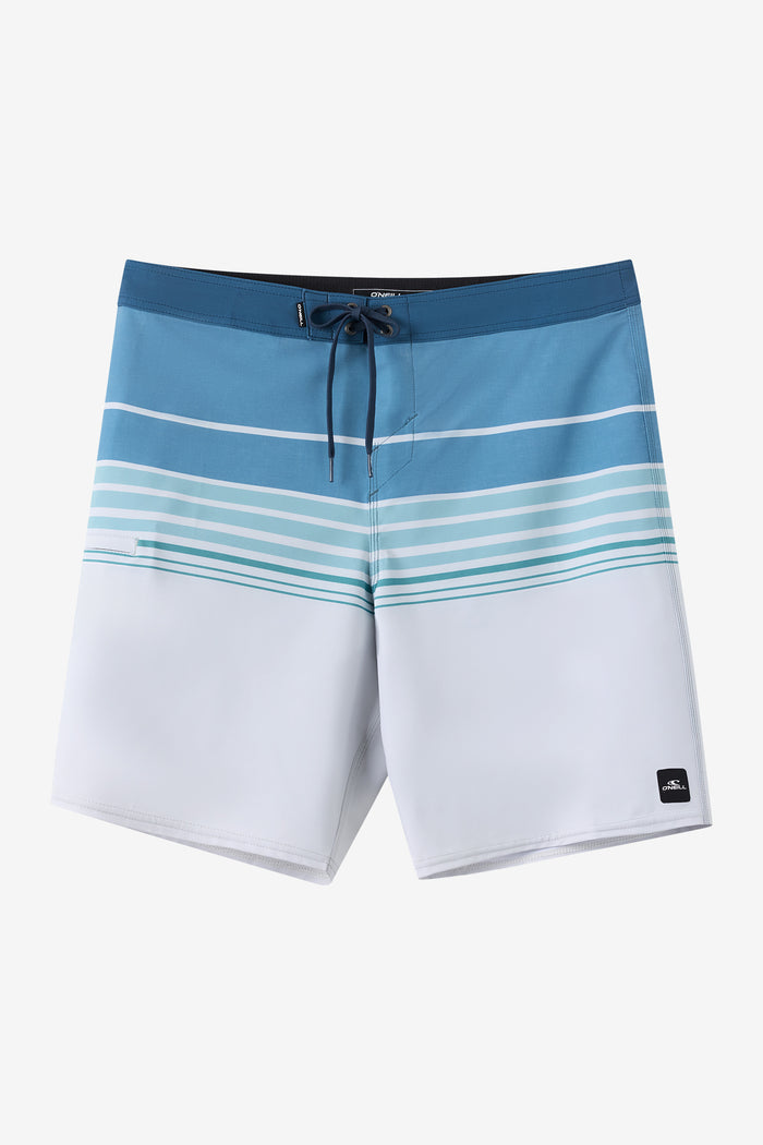 Hyperfreak Heat Stripe 20" Boardshorts - Fog | O'Neill