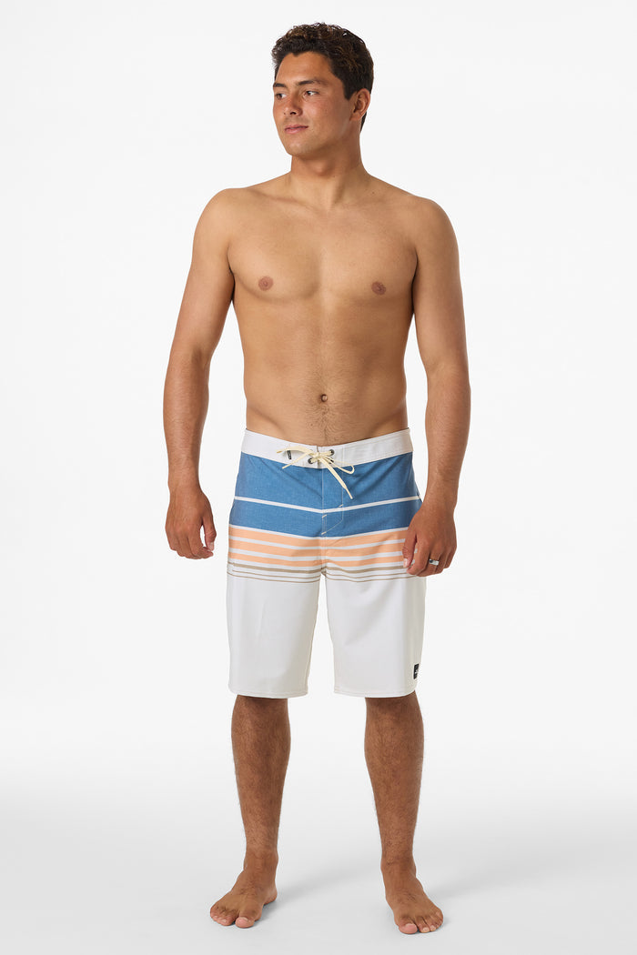 Hyperfreak Heat Stripe 20" Boardshorts - Tofu | O'Neill