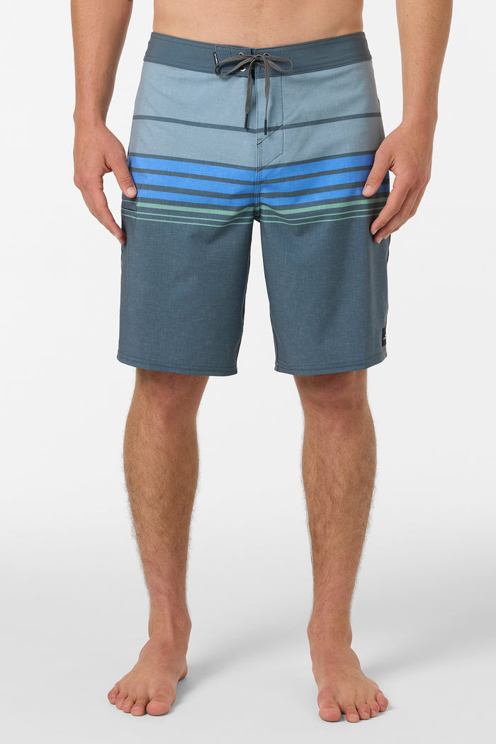 Hyperfreak Heat Stripe 20" Boardshorts - Dark Slate | O'Neill