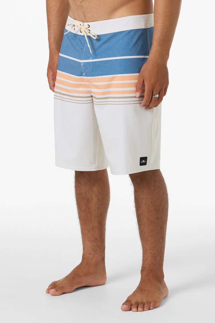 Hyperfreak Heat Stripe 20" Boardshorts - Tofu | O'Neill