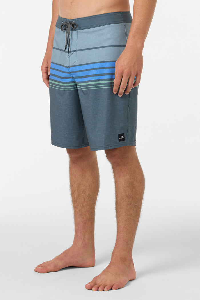 Hyperfreak Heat Stripe 20" Boardshorts - Dark Slate | O'Neill
