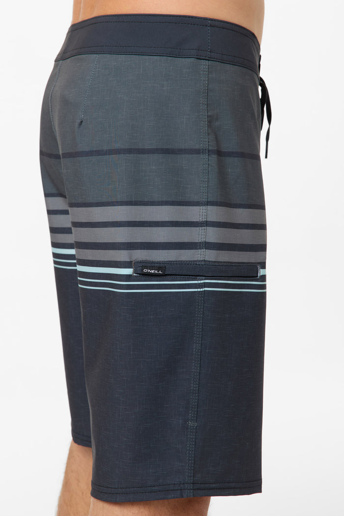 Hyperfreak Heat Stripe 20" Boardshorts - Phantom | O'Neill