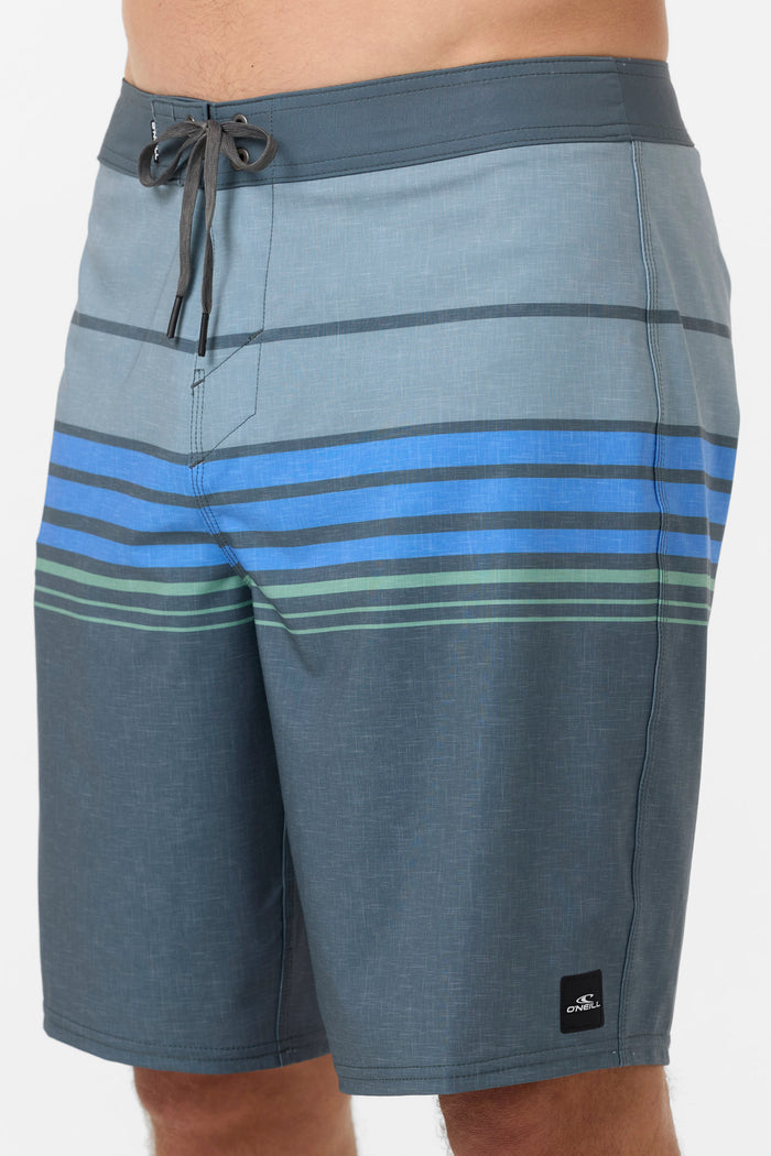 Hyperfreak Heat Stripe 20" Boardshorts - Dark Slate | O'Neill