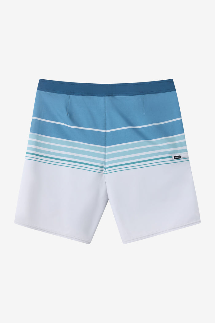 Hyperfreak Heat Stripe 20" Boardshorts - Fog | O'Neill