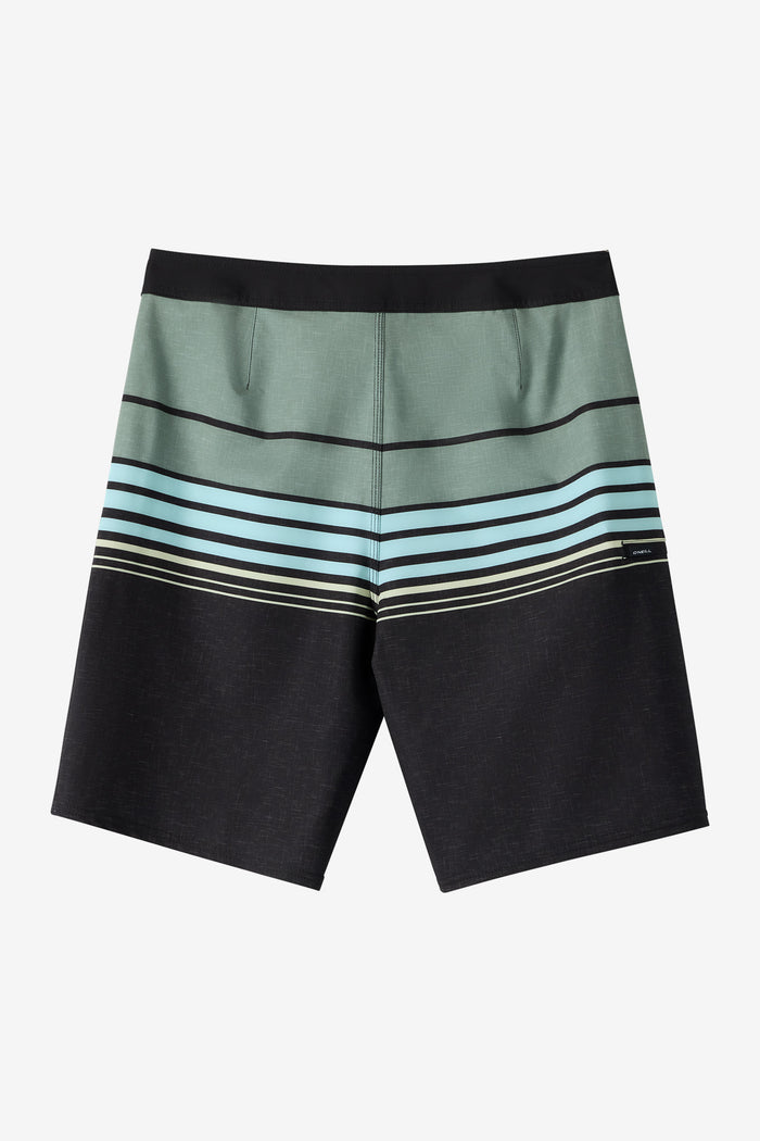 Hyperfreak Heat Stripe 20" Boardshorts - Black | O'Neill