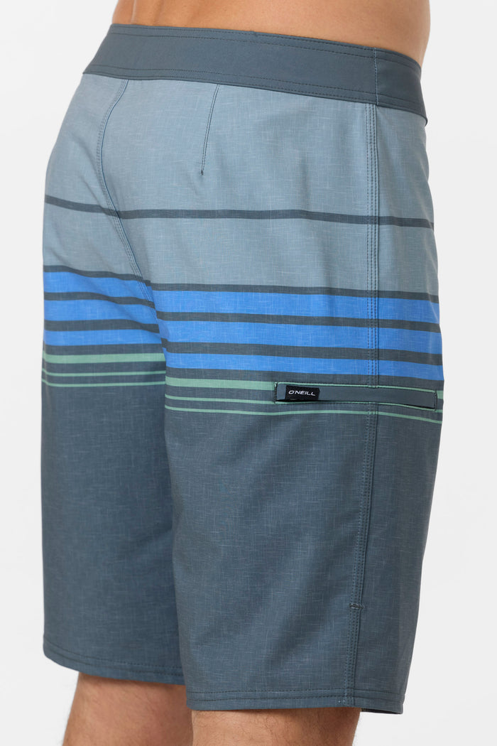 Hyperfreak Heat Stripe 20" Boardshorts - Dark Slate | O'Neill