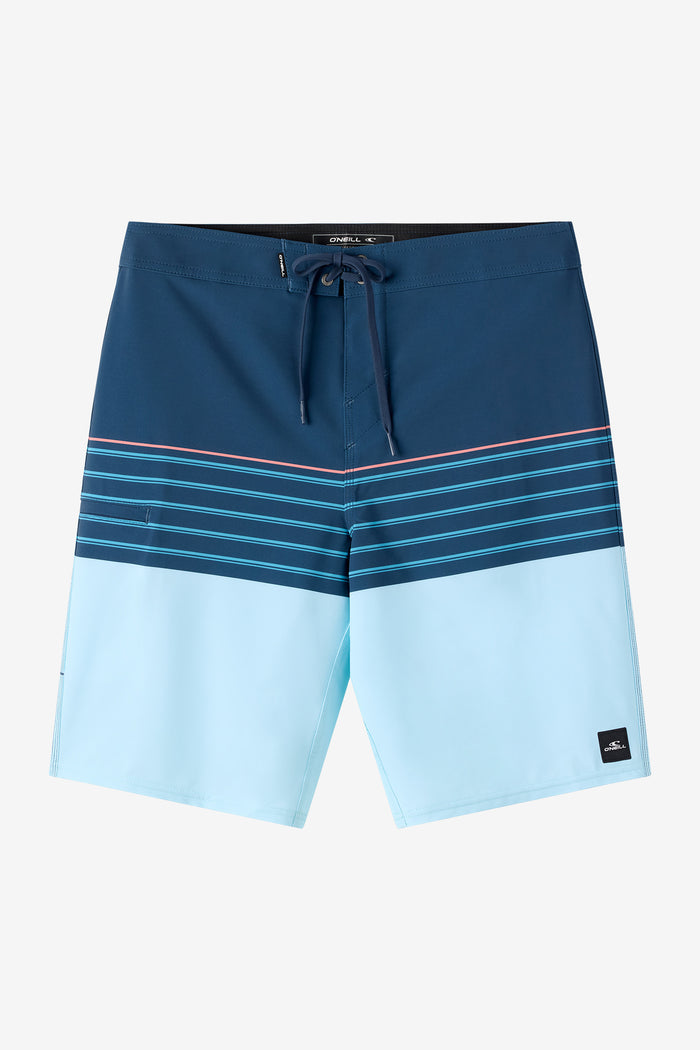 Hyperfreak Heat Stripe 21" Boardshorts - Midnight Navy | O'Neill