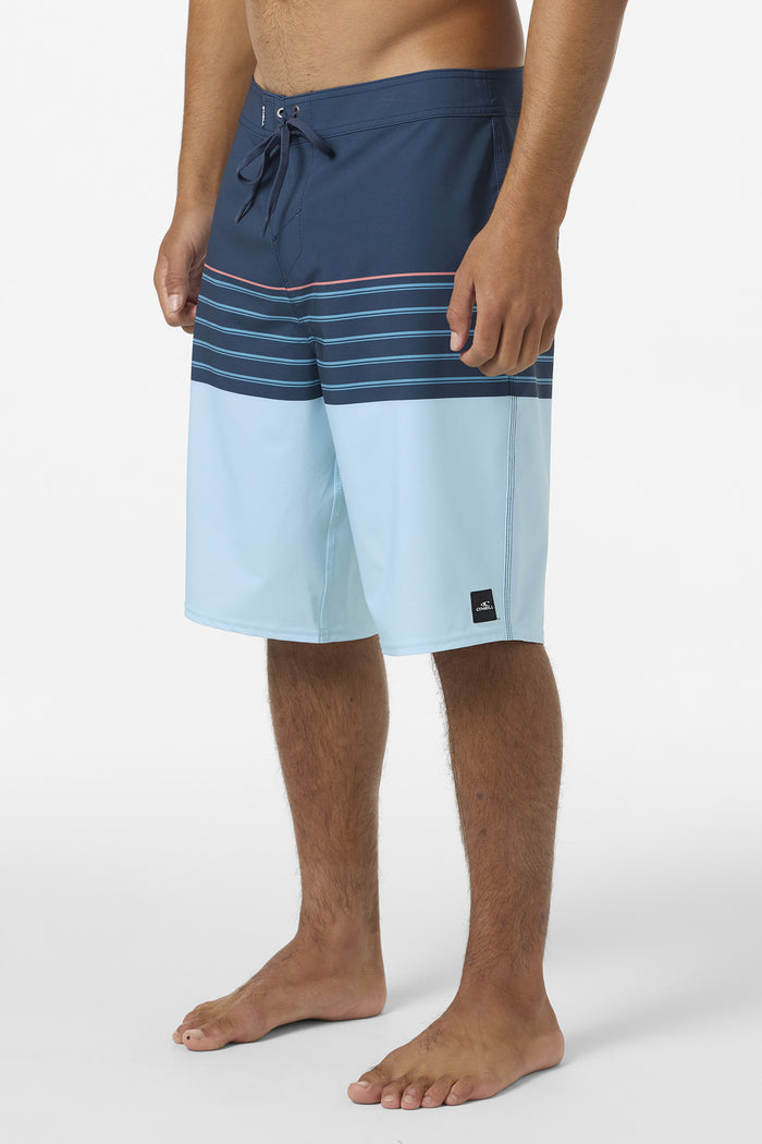Hyperfreak Heat Stripe 21" Boardshorts - Midnight Navy | O'Neill