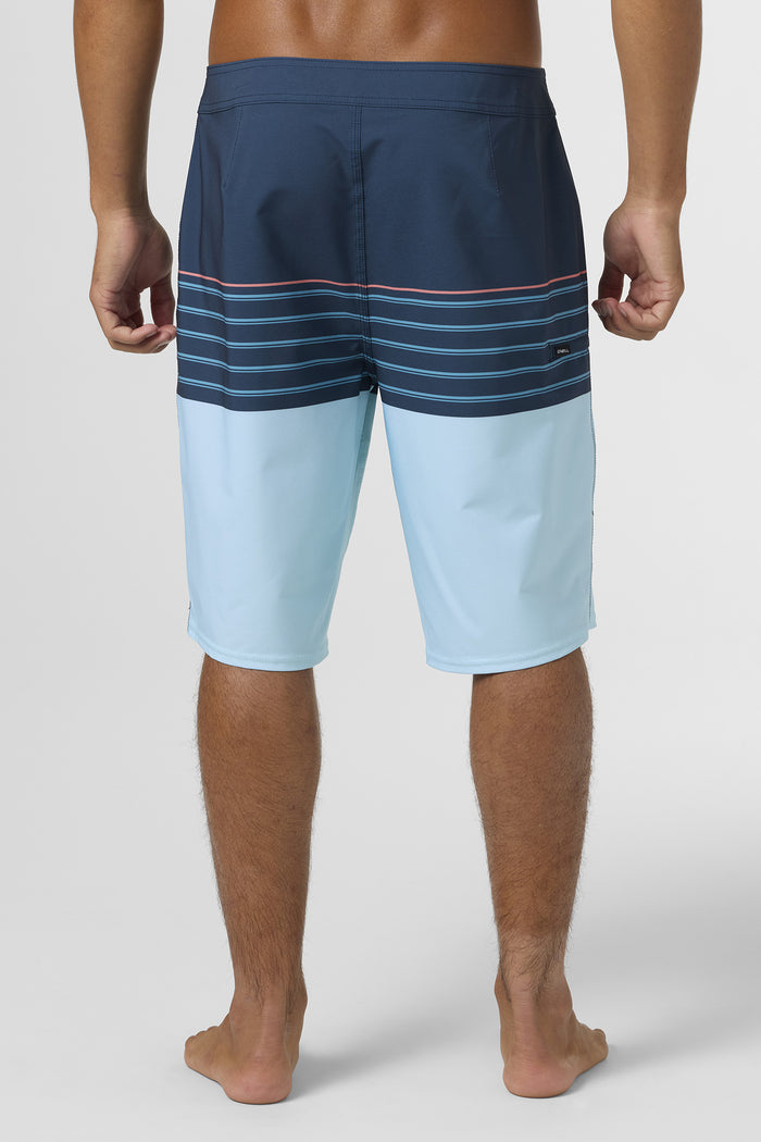 Hyperfreak Heat Stripe 21" Boardshorts - Midnight Navy | O'Neill