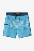 Hyperfreak Heat Stripe Scallop 18" Boardshorts - Stormy | O'Neill