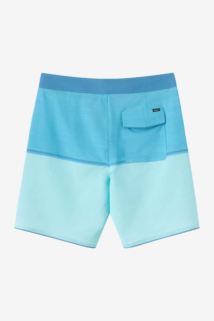 Hyperfreak Mysto Block Scallop 19" Boardshorts - Canal Blue | O'Neill