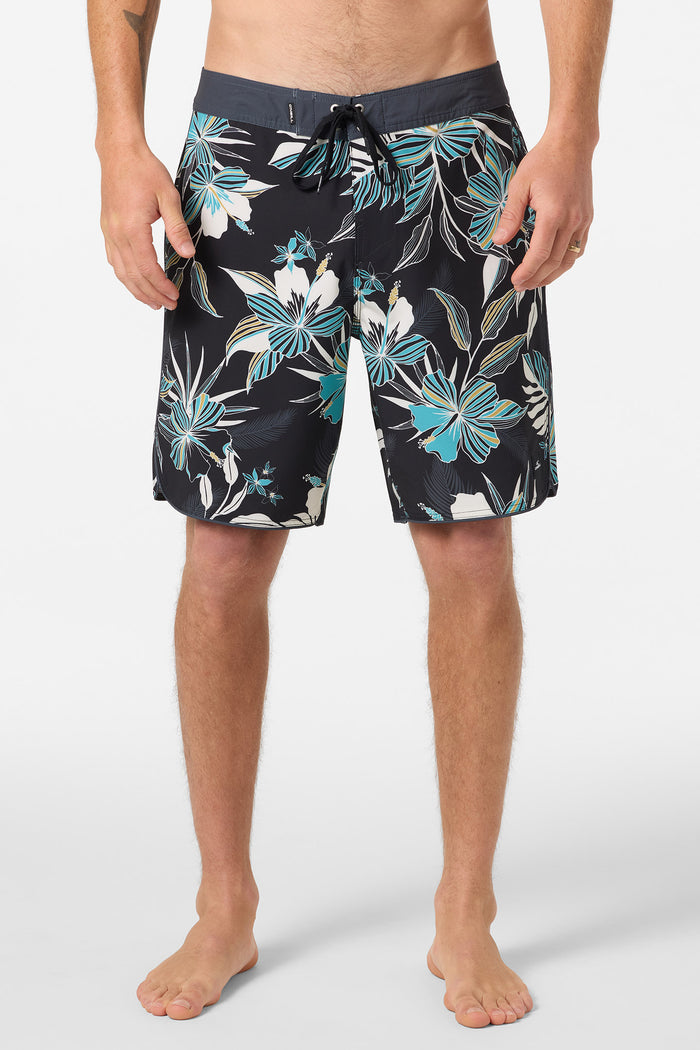 Hyperfreak Mysto Scallop 19" Boardshorts - Black | O'Neill