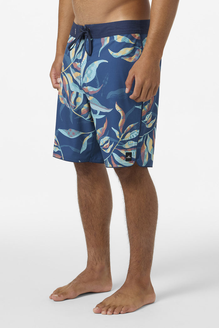 Hyperfreak Mysto Scallop 19" Boardshorts - Indigo | O'Neill