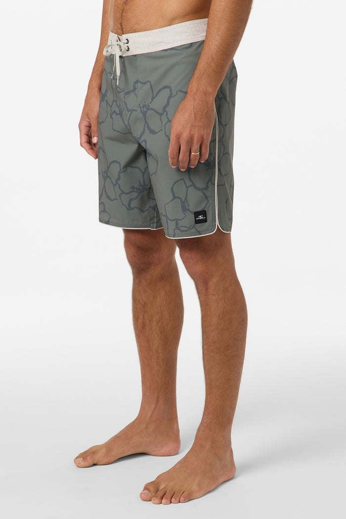 Hyperfreak Mysto Scallop 19" Boardshorts - Mulled Basil | O'Neill
