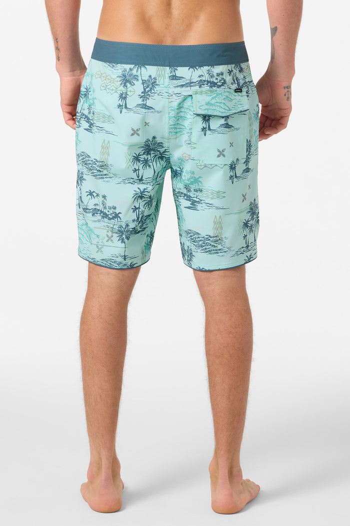 Hyperfreak Mysto Scallop 19" Boardshorts - Canal Blue | O'Neill