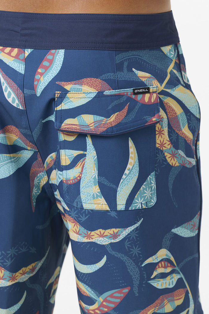 Hyperfreak Mysto Scallop 19" Boardshorts - Indigo | O'Neill