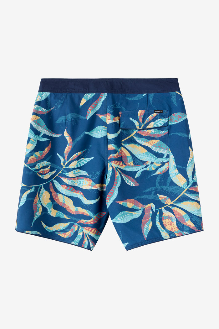 Hyperfreak Mysto Scallop 19" Boardshorts - Indigo | O'Neill