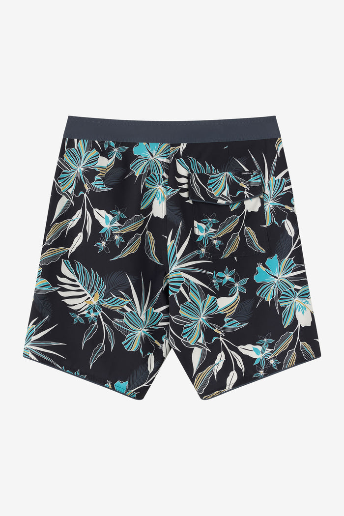 Hyperfreak Mysto Scallop 19" Boardshorts - Black | O'Neill