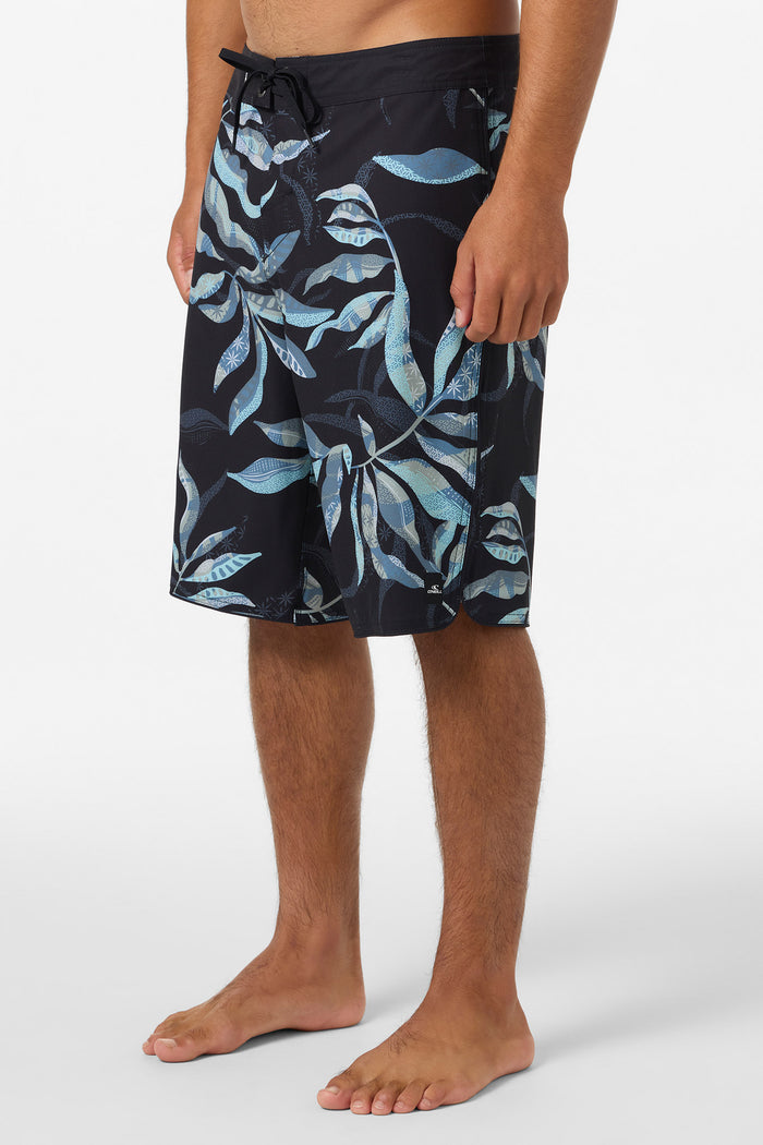 Hyperfreak Mysto Scallop 21" Boardshorts - Black | O'Neill