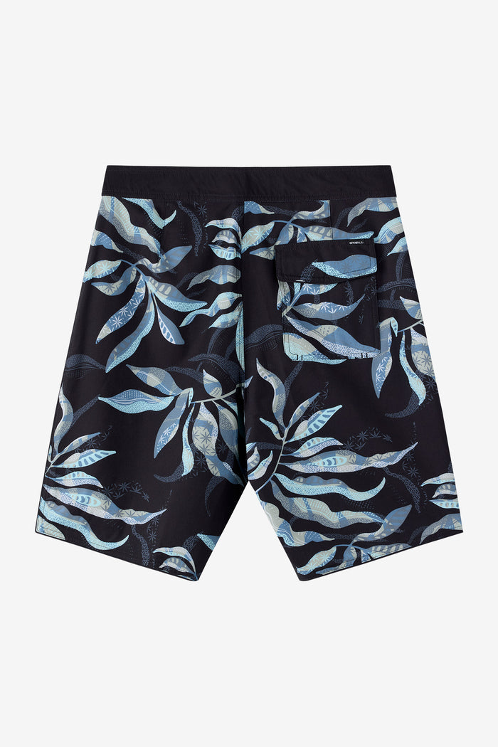 Hyperfreak Mysto Scallop 21" Boardshorts - Black | O'Neill