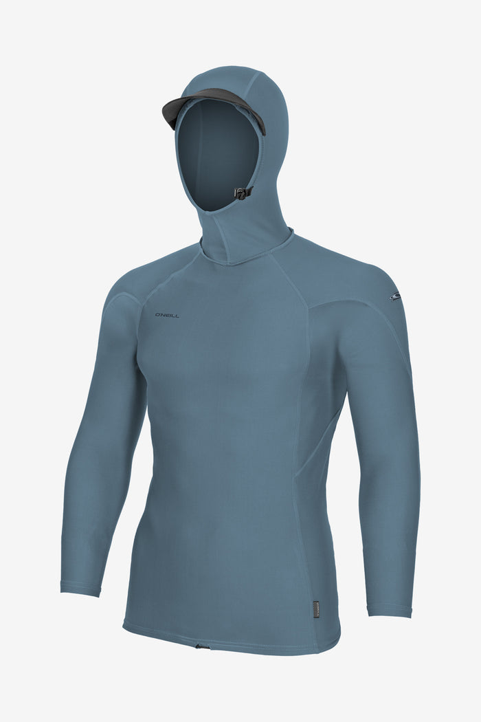 Hyperfreak Skins O'Zone L/S Rash Guard W/ Hood - Blufusion | O'Neill