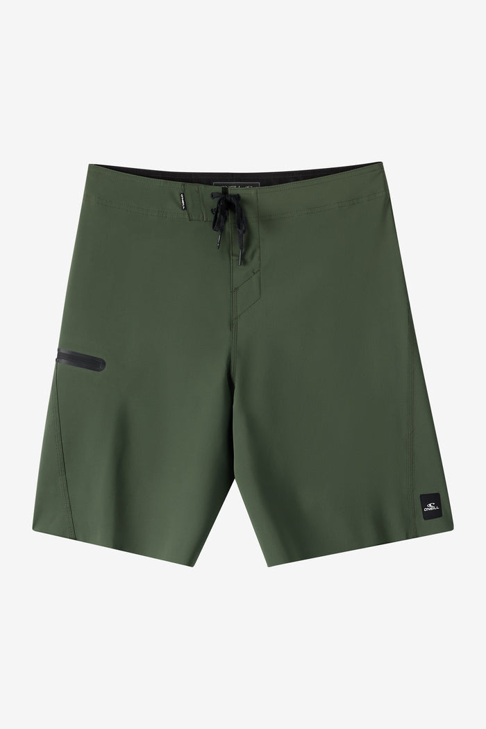 Hyperfreak Tech 19" Boardshorts - Dark Olive | O'Neill