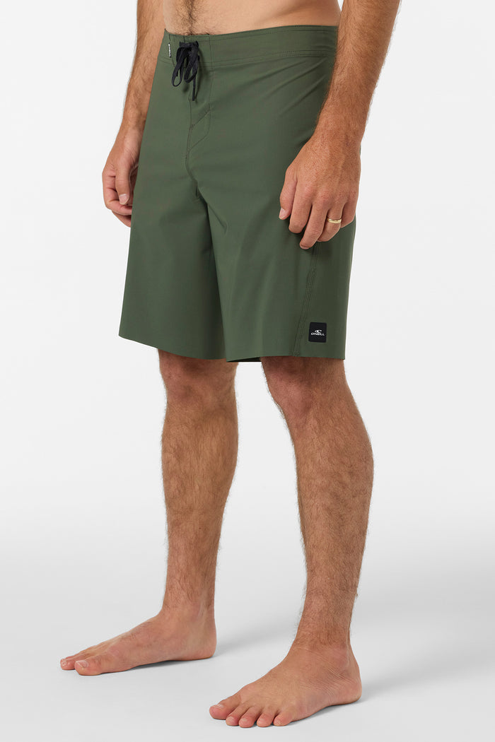 Hyperfreak Tech 19" Boardshorts - Dark Olive | O'Neill