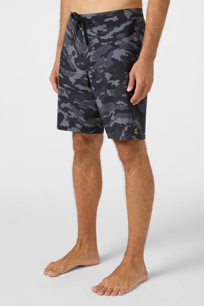 Hyperfreak Tech Hawaii 19" Boardshorts - Black Camo | O'Neill