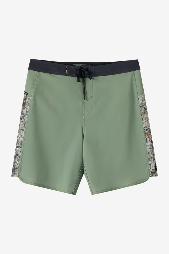 Hyperfreak Tech Panel 18" Boardshorts - Oil Green | O'Neill