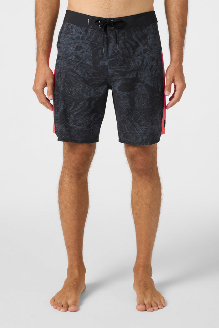 Hyperfreak Tech Panel 18" Boardshorts - Black | O'Neill