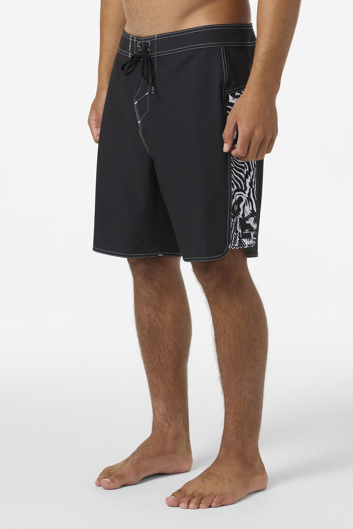 Hyperfreak Tech Panel 18" Boardshorts - White | O'Neill