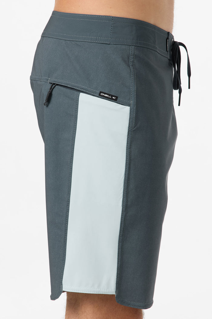 Hyperfreak Tech Panel 18" Boardshorts - Dark Slate | O'Neill