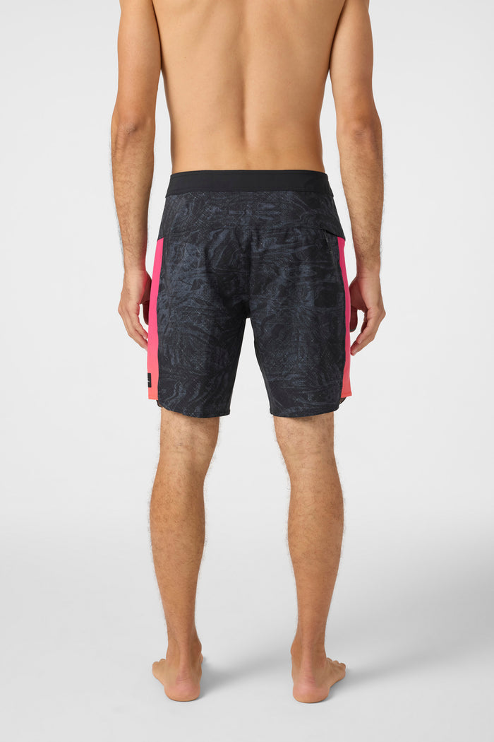 Hyperfreak Tech Panel 18" Boardshorts - Black | O'Neill
