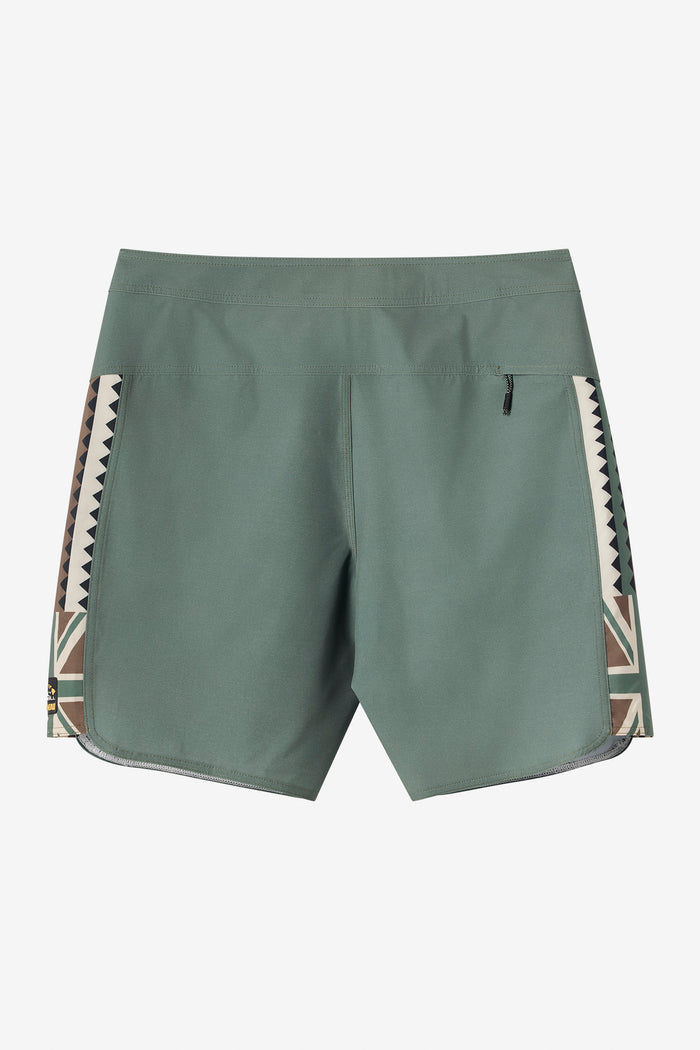 Hyperfreak Tech Panel Hawaii 19" Boardshorts - Drk Olive2 | O'Neill