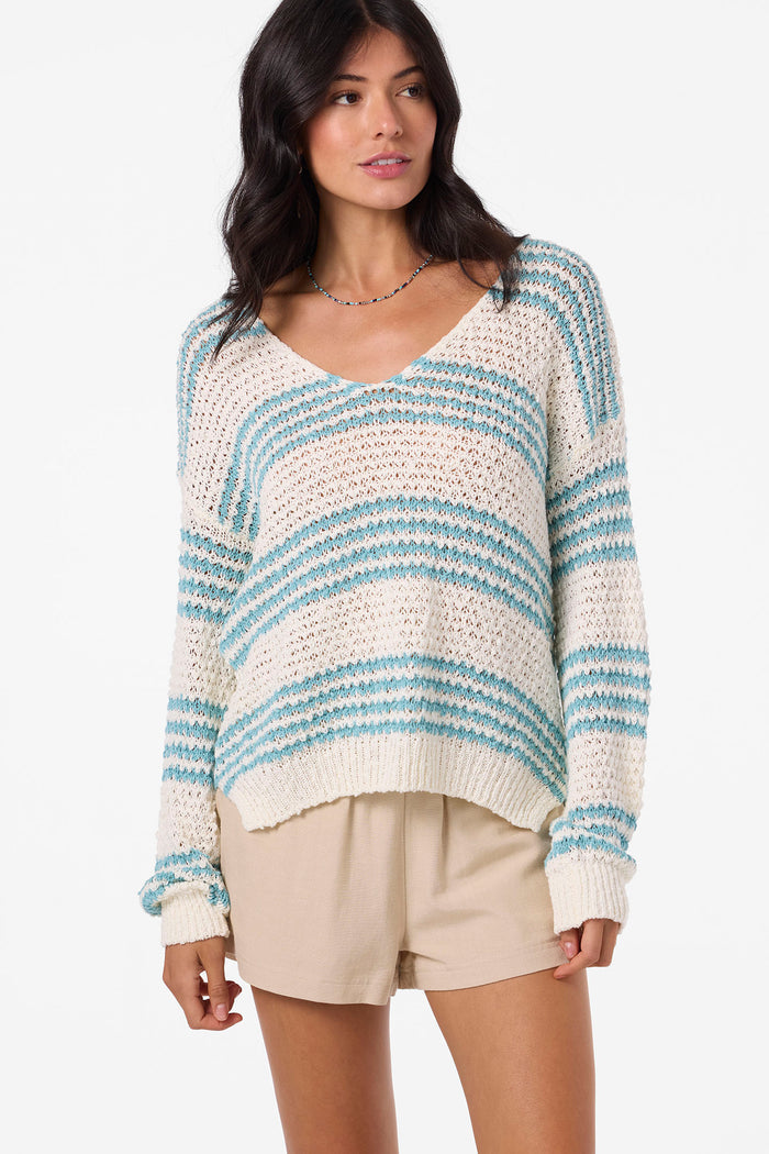 Iyla Long Sleeve Sweater - Nile Blue | O'Neill