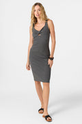 Jaslyn Midi Dress - Washed Black | O'Neill