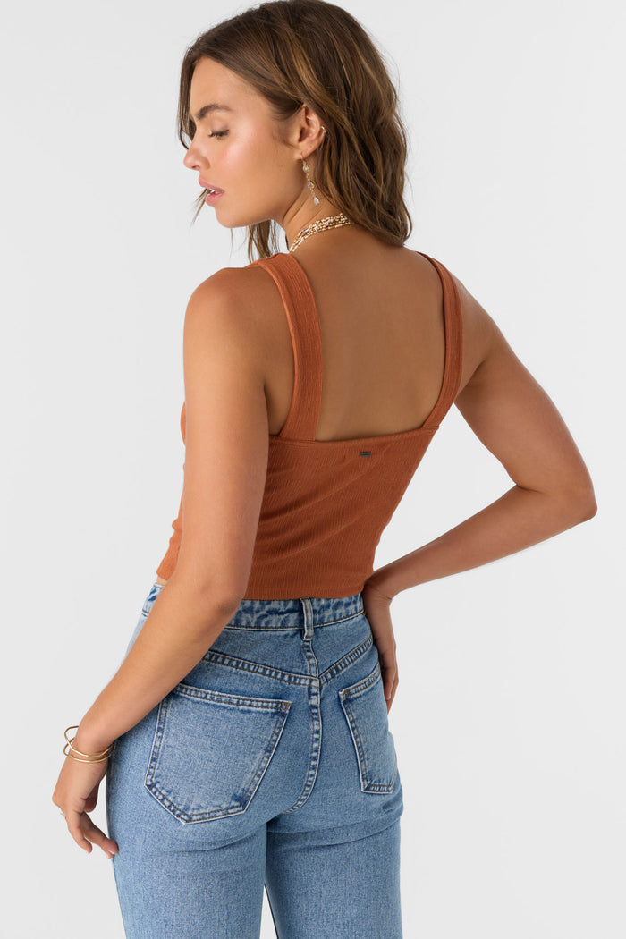 Jayde Twist Knit Tank Top - Sierra | O'Neill