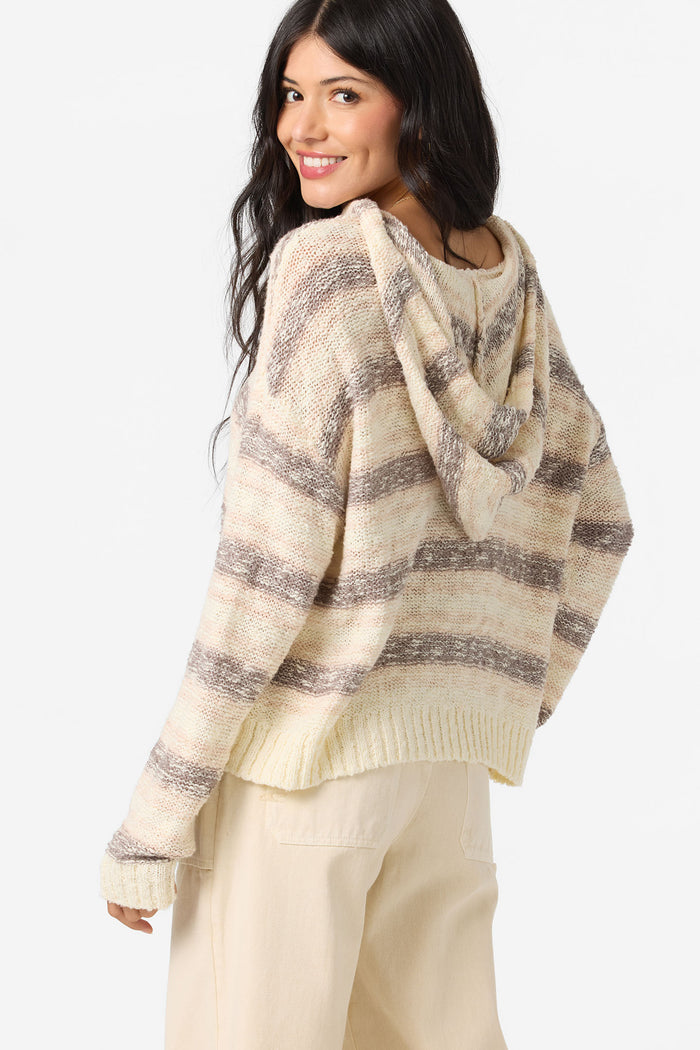 Jayne Stripe Long Sleeve Sweater - Dune | O'Neill