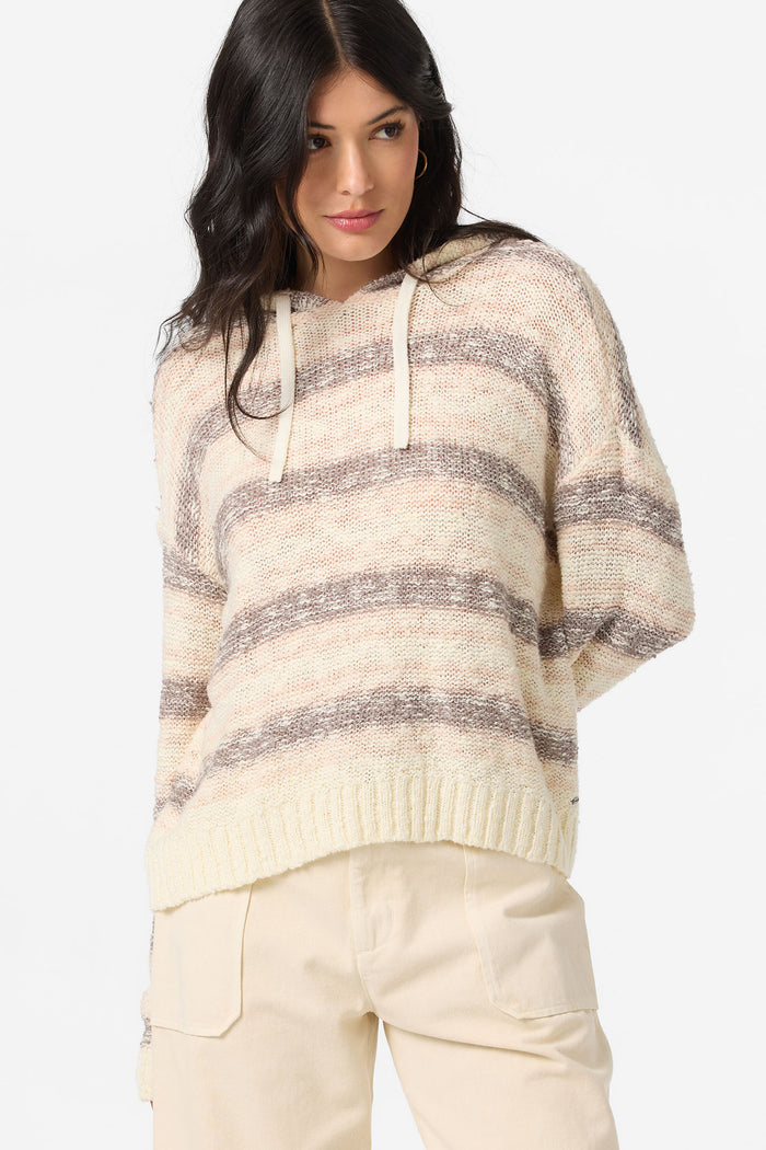 Jayne Stripe Long Sleeve Sweater - Dune | O'Neill