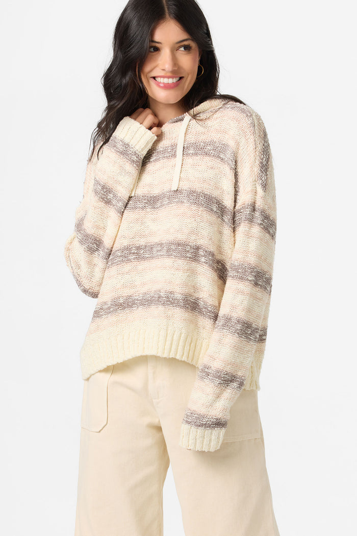 Jayne Stripe Long Sleeve Sweater - Dune | O'Neill