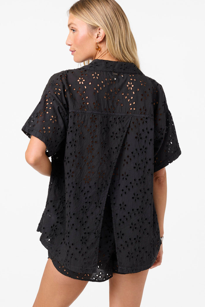 Jenna Cover-Up Top - Black | O'Neill