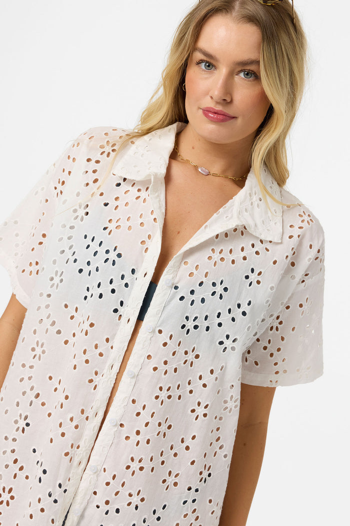 Jenna Cover-Up Top - White | O'Neill