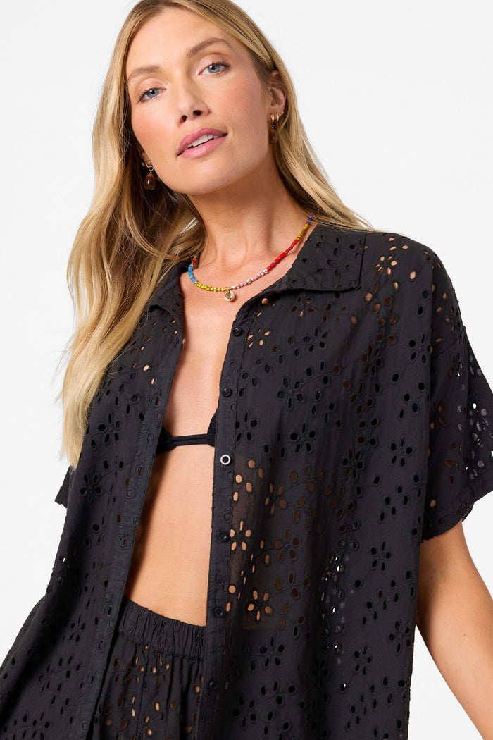 Jenna Cover-Up Top - Black | O'Neill